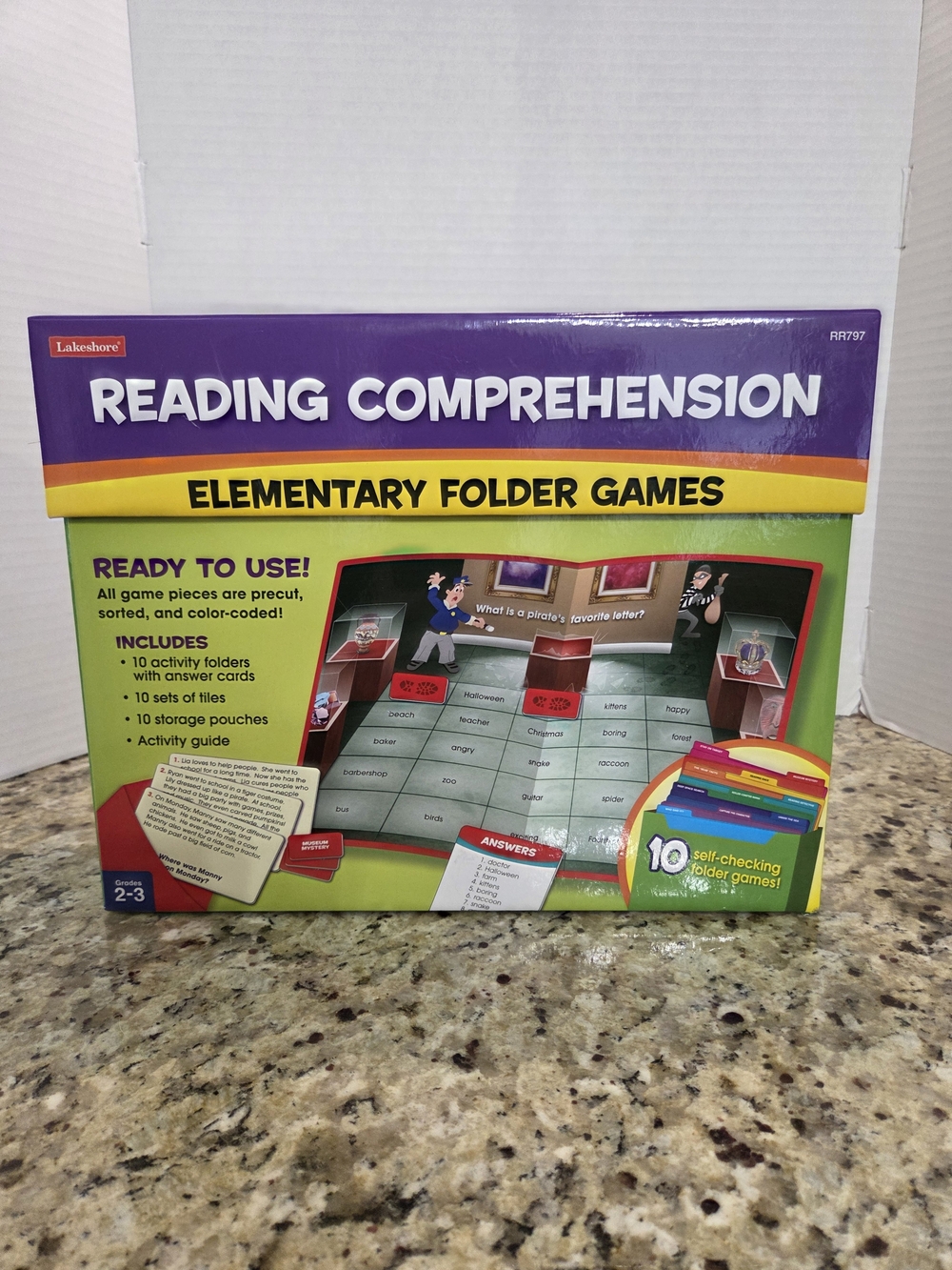 Lakeshore Reading Comprehension Elementary Folder Games Grades 2-3 Centers